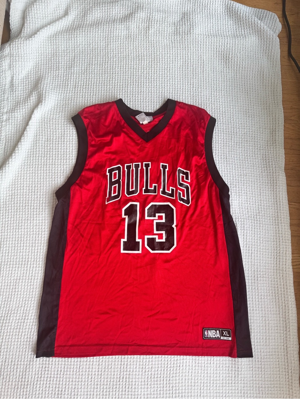 Chicago Bulls mens Red Basketball Jersey - #13 NBA XL
